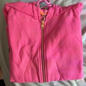 Pink Aviator Nation Bolt Zip Hoodie